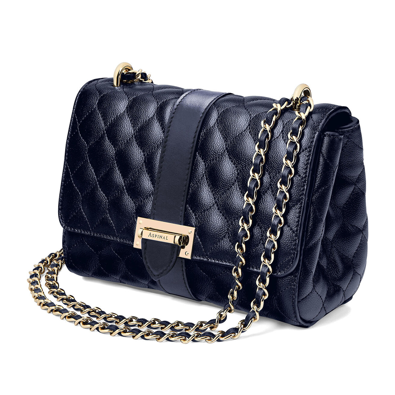 Aspinal navy bag clearance