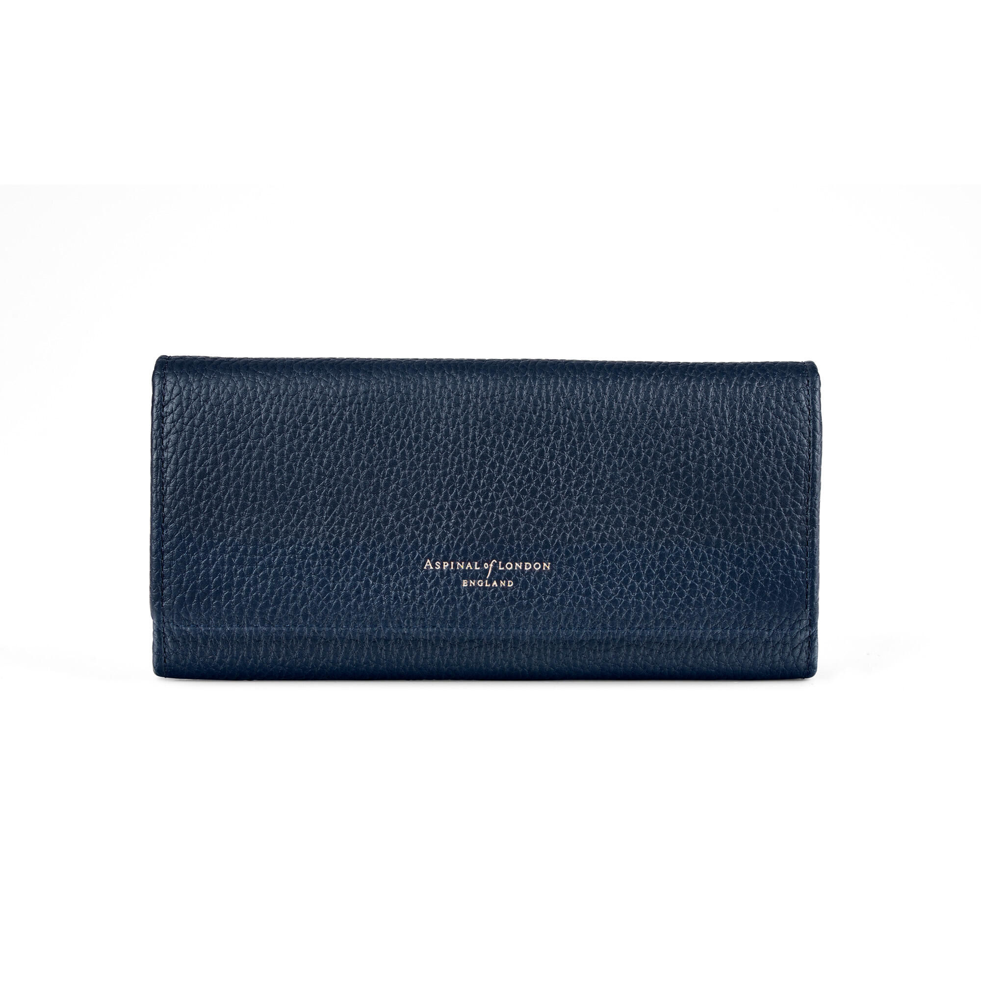 London Purse Navy Pebble