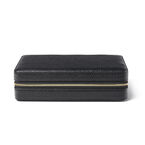 Travel Jewellery Case Black Pebble Large