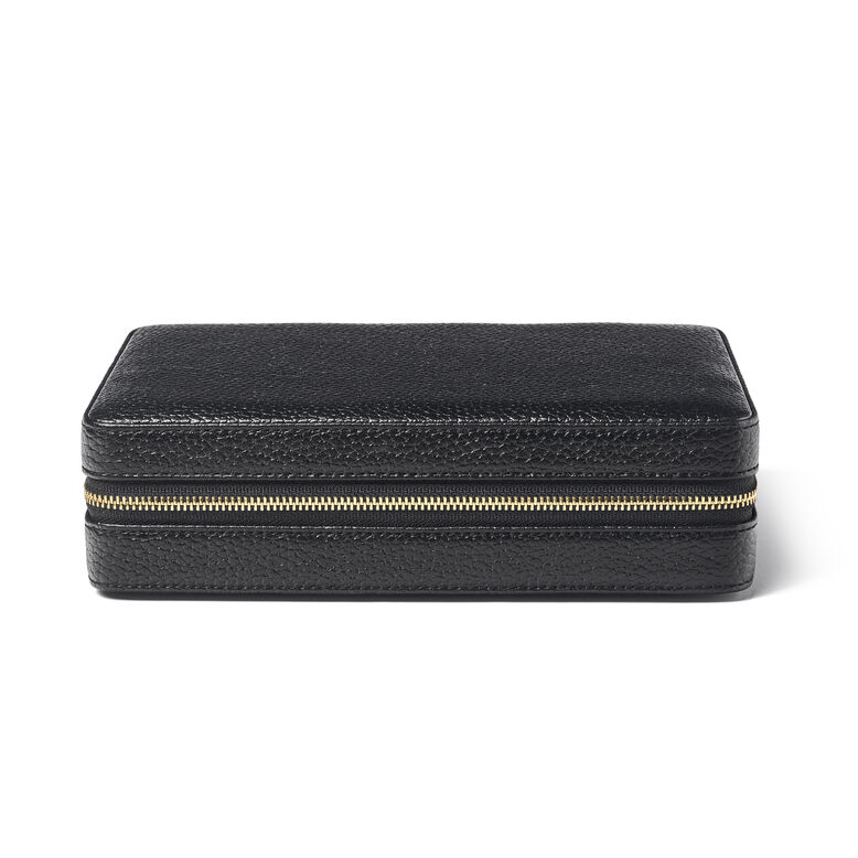 Travel Jewellery Case Black Pebble Large, , hi-res