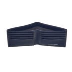 Billfold Wallet 8CC Navy Pebble/Smooth
