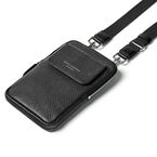 Reporter Phone Pouch Black Pebble