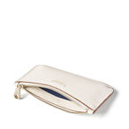 Ella Card & Coin Holder Ivory Pebble