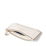 Ella Card &amp; Coin Holder Ivory Pebble, , hi-res