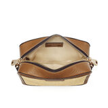 Camera Bag Natural Raffia &amp; Tan, , hi-res