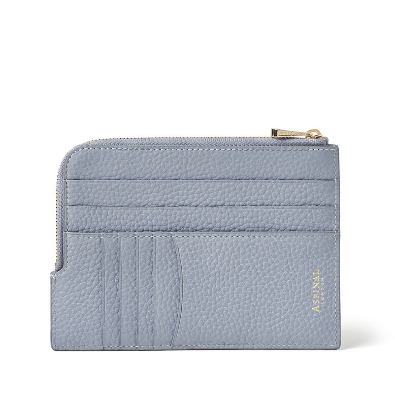 Zipped Travel Wallet Sky Blue Pebble, , hi-res