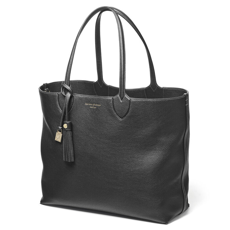 The Hudson Tote Black Pebble, , hi-res