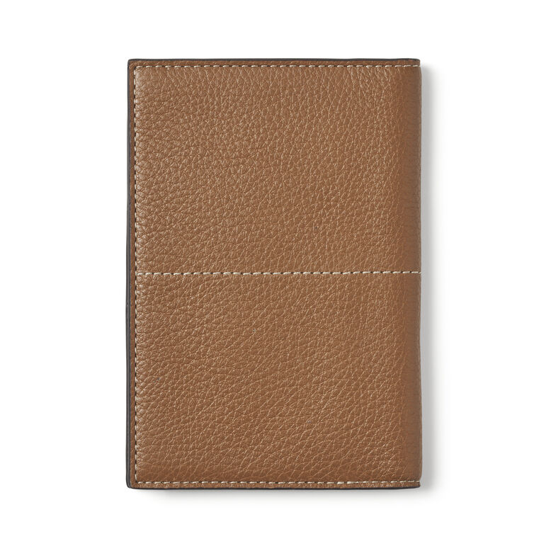 Hudson Passport Cover Tan Pebble, , hi-res