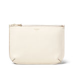 Ella Pouch Large Ivory Pebble