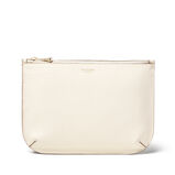 Ella Pouch Large Ivory Pebble, , hi-res