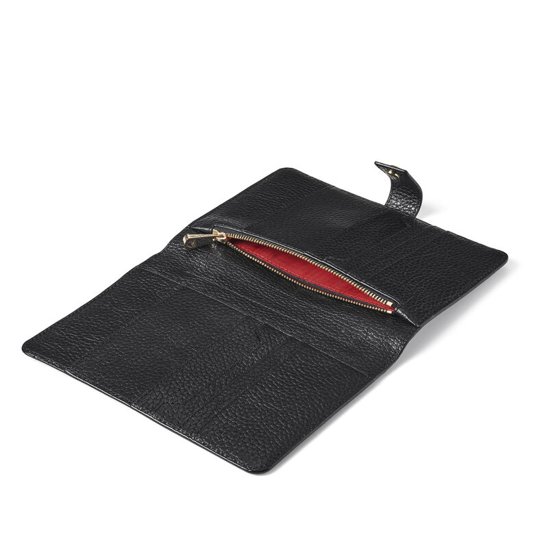 Deluxe Family Travel Wallet Black Pebble, , hi-res