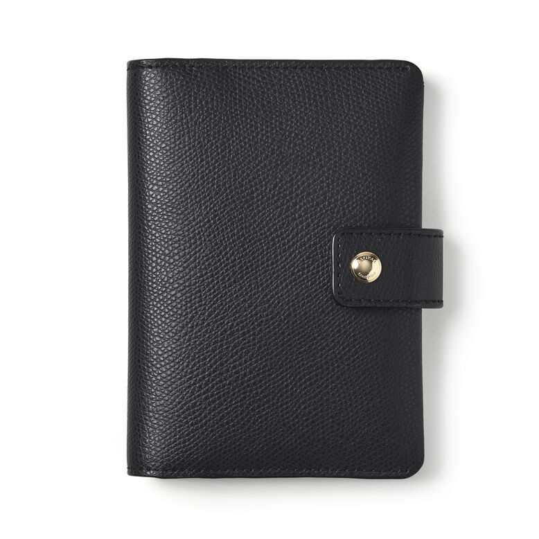 Duo Passport Cover Black Soft Saffiano, , hi-res