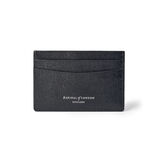 Slim Credit Card Case Black Saffiano SHD, , hi-res