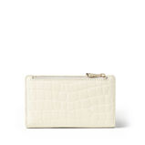 Mayfair Coin &amp; Card Wallet Ivory Pnt Croc, , hi-res