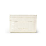 Slim Credit Card Case Ivory Pnt Croc SHD, , hi-res