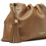 Soho Large Crossbody Pouch Tan Pebble, , hi-res