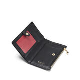 Mayfair Coin &amp; Card Wallet Black Pnt Croc, , hi-res