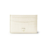 Slim Credit Card Case Ivory Pnt Croc SHD, , hi-res