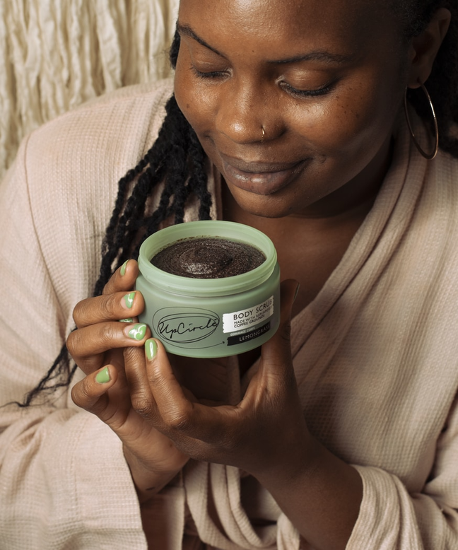 Lemongrass Body Scrub with Coffee &amp; Shea Butter, , hi-res