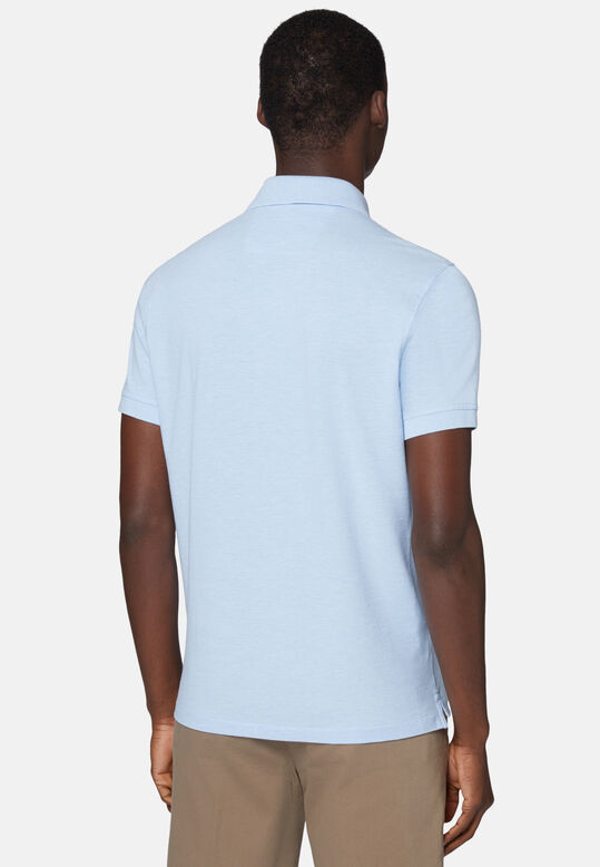 Cotton Pique Polo Shirt , , hi-res