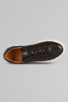 Black Leather Trainers