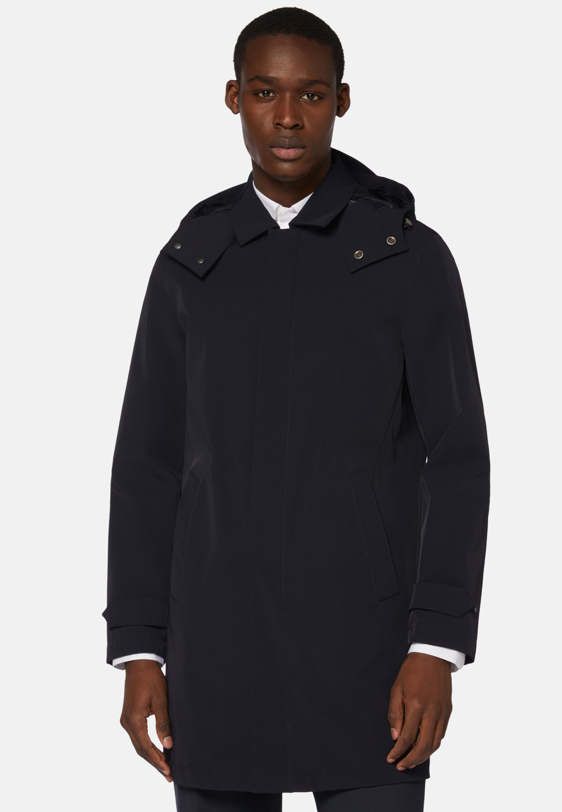 Boggi Milano B Travel Technical Nylon Raincoat Coats & Jackets ...