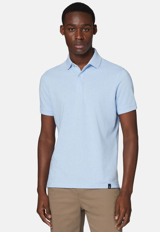 Cotton Pique Polo Shirt , , hi-res