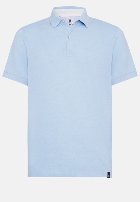 Cotton Pique Polo Shirt , , hi-res