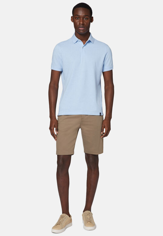 Cotton Pique Polo Shirt , , hi-res