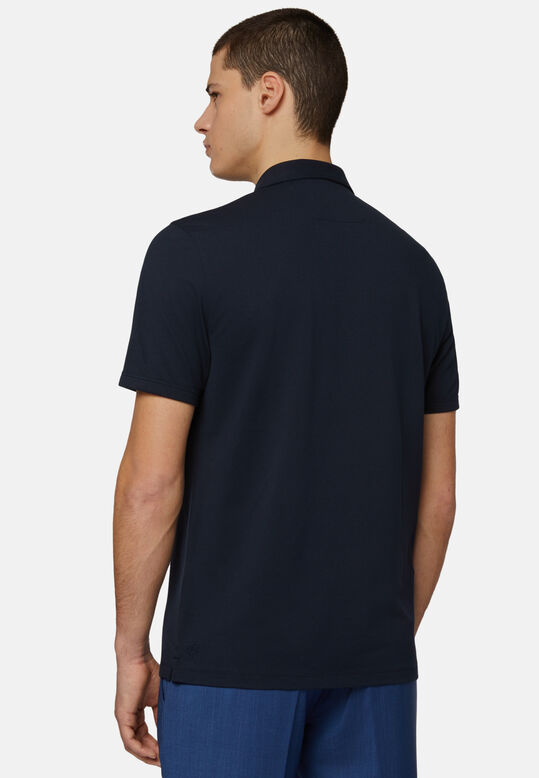 Spring Polo Shirt in Sustainable High-Performance Pique, , hi-res