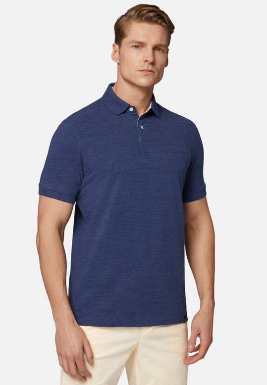 Cotton Pique Polo Shirt , , hi-res