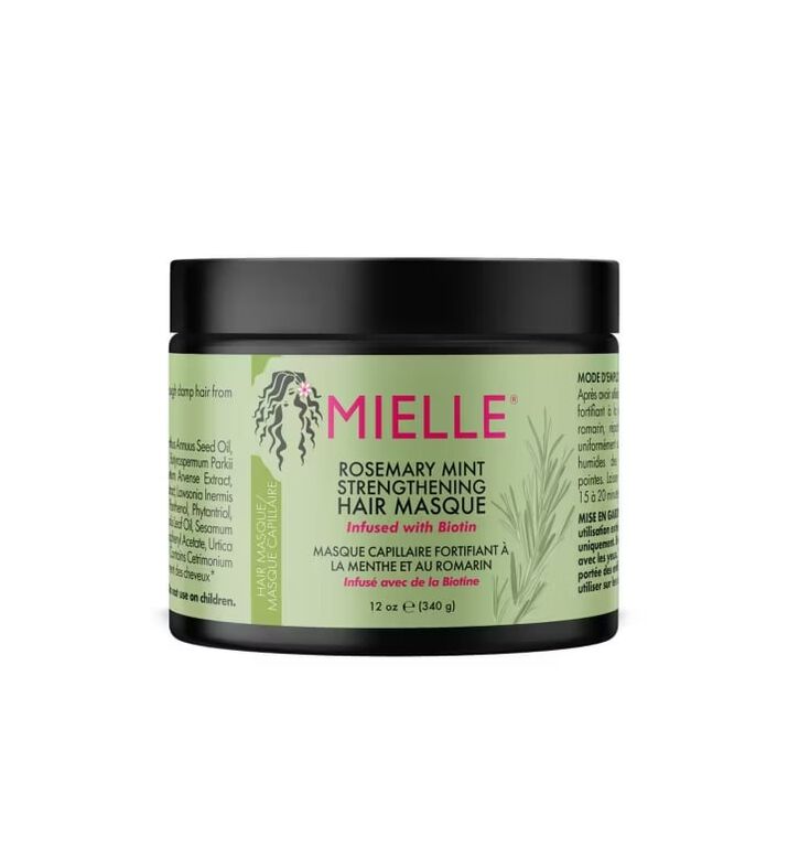 Mielle Rosemary Mint Strengthening Hair Masque, , hi-res