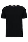 Monogram-pattern T-shirt in cotton jacquard