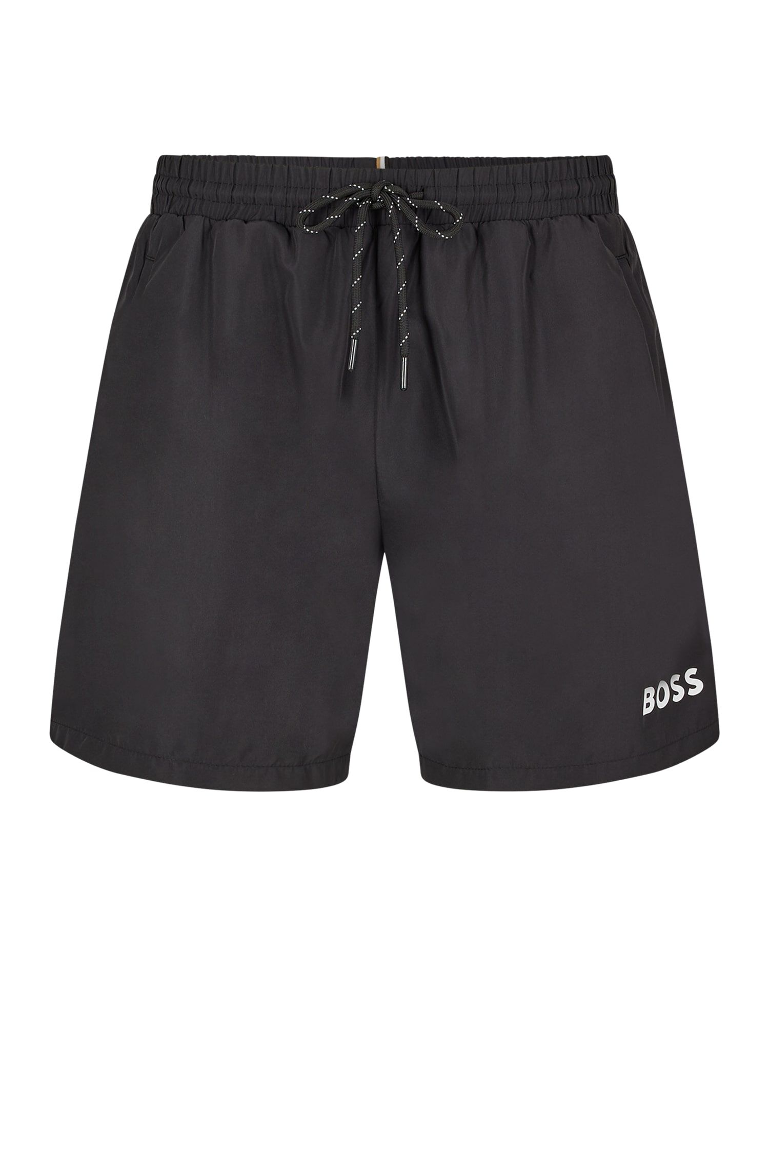 Boss Quick-drying swim shorts with logo and piping Beachwear | Heathrow ...