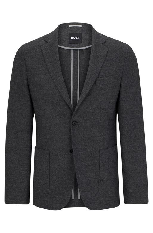 Slim-fit jacket in performance-stretch cloth, , hi-res