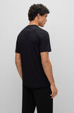 Monogram-filled logo T-shirt in interlock cotton, , hi-res