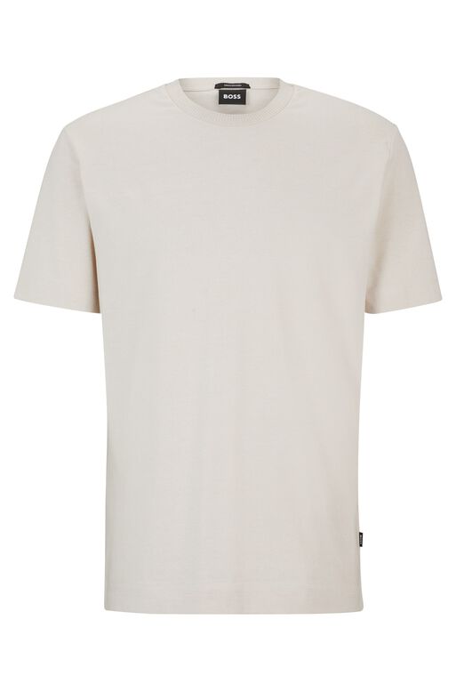 Mercerised-cotton T-shirt in a regular fit, , hi-res