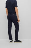 Porsche x BOSS tapered-fit jeans in blue performance-stretch denim, , hi-res