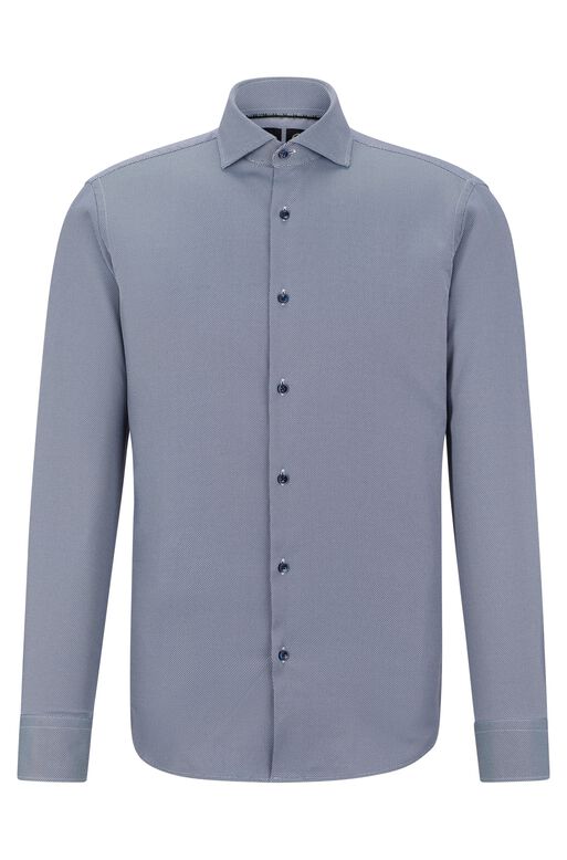 Regular-fit shirt in performance-stretch dobby, , hi-res