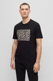 Cotton-jersey regular-fit T-shirt with mixed prints, , hi-res