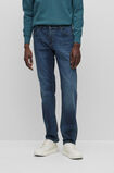 Slim-fit jeans in lightweight blue stretch denim, , hi-res