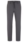 Slim-fit trousers in micro-patterned jersey 