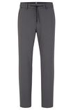 Slim-fit trousers in micro-patterned jersey , , hi-res