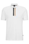 Regular-fit polo shirt in mercerised cotton