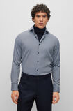 Regular-fit shirt in performance-stretch dobby, , hi-res