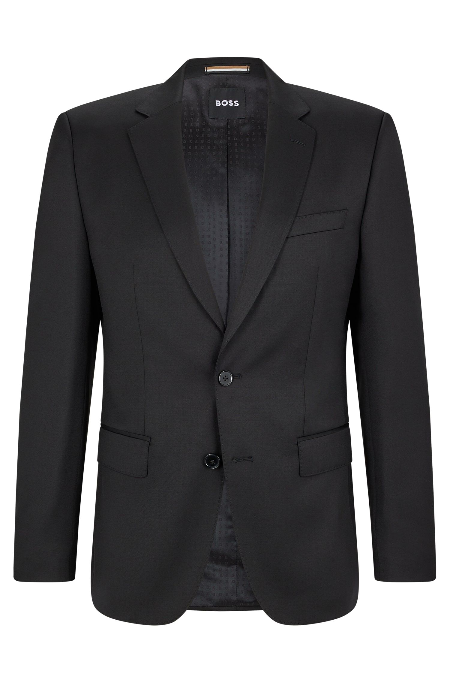 Boss Slim fit jacket in virgin wool serge Coats Jackets Heathrow Reserve Collect