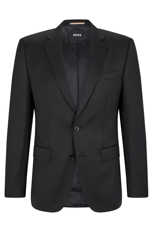 Slim-fit jacket in virgin-wool serge, , hi-res