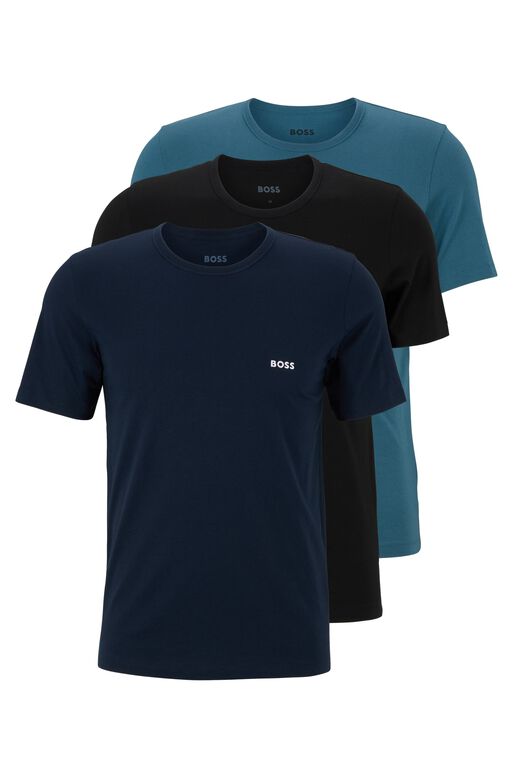 Three-pack of underwear T-shirts in cotton jersey, , hi-res