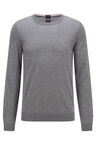 Slim-fit sweater in virgin wool