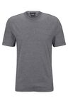 Regular-fit T-shirt in mercerised moulin cotton